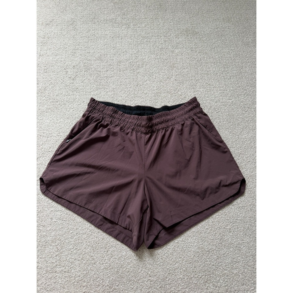REI Co-op Gorpcore Active Shorts Size L Brown Mauve Liner Hiking Fishing
